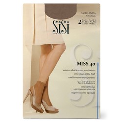Носки женские SISI Miss 40, капроновые, 2 пары
