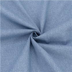Ткань на отрез бязь плательная 150 см 12187/3 Джинс цвет голубой