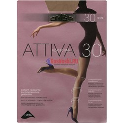 Колготки женские OMSA Attiva 30, поддерживающие, с распределенным давлением