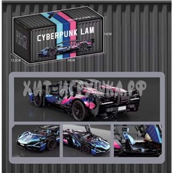 Конструктор Спорткар Lamborghini SIAN Cyberpunk 1314 дет. MK6002, MK6002