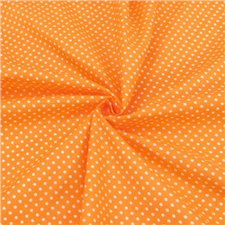 Ткань на отрез бязь плательная 150 см 1590/26 цвет оранжевый